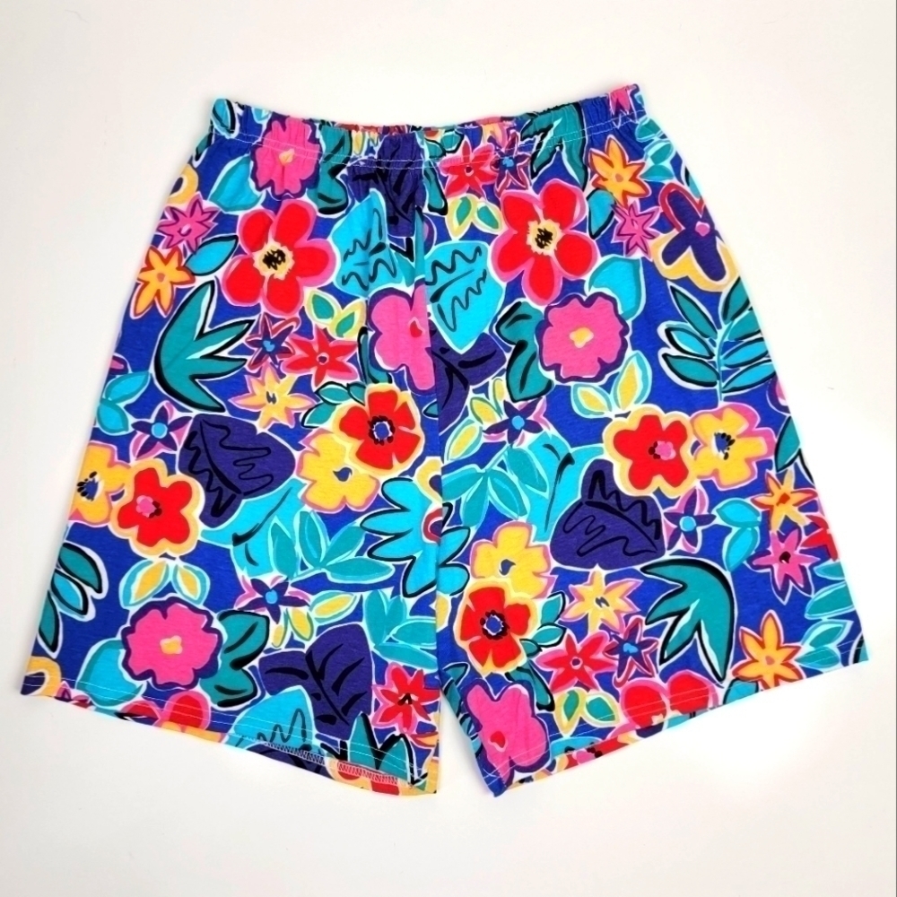 Vintage 90s Hanes Her Way Floral Shorts L